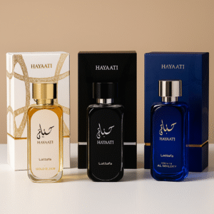 Pack Árabe Hayaati World 3x5ml + ( 2x2.5ml obsequio )<h5>Hayaati</h5><h5>Hayaati Al Maleky Blue</h5><h5>Hayaati Gold Elixir</h5>