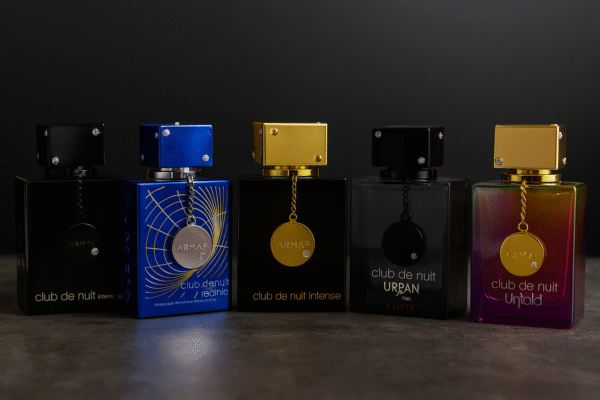 Pack -Decants “Club de Nuit Collection” (5x5ml) + 2x2.5ml obsequio<h5>Armaf Club de Nuit Intense</h5> <h5>Armaf Club de Nuit Urban Elixir</h5> <h5>Armaf Club de Nuit Woman Intense</h5> <h5>Armaf Club de Nuit Iconic</h5> <h5>Armaf Club de Nuit Unfold</h5>